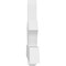 Ekena Millwork Redmond Architectural Grade PVC Gable Bracket, 72"W x 27"H x 4"D x 6"F, 9/12 Pitch GBP072X27X0406RED00 - alternate 4